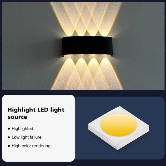 Premium LED Wall Lamp – IP65 Waterproof Indoor & Outdoor Lighting