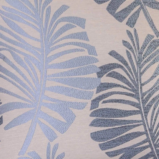 45x45cm Embroidered Leaf Pattern Cushion Cover